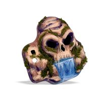 'King Kong Three Dimensional Skull Mod - Black Eyes